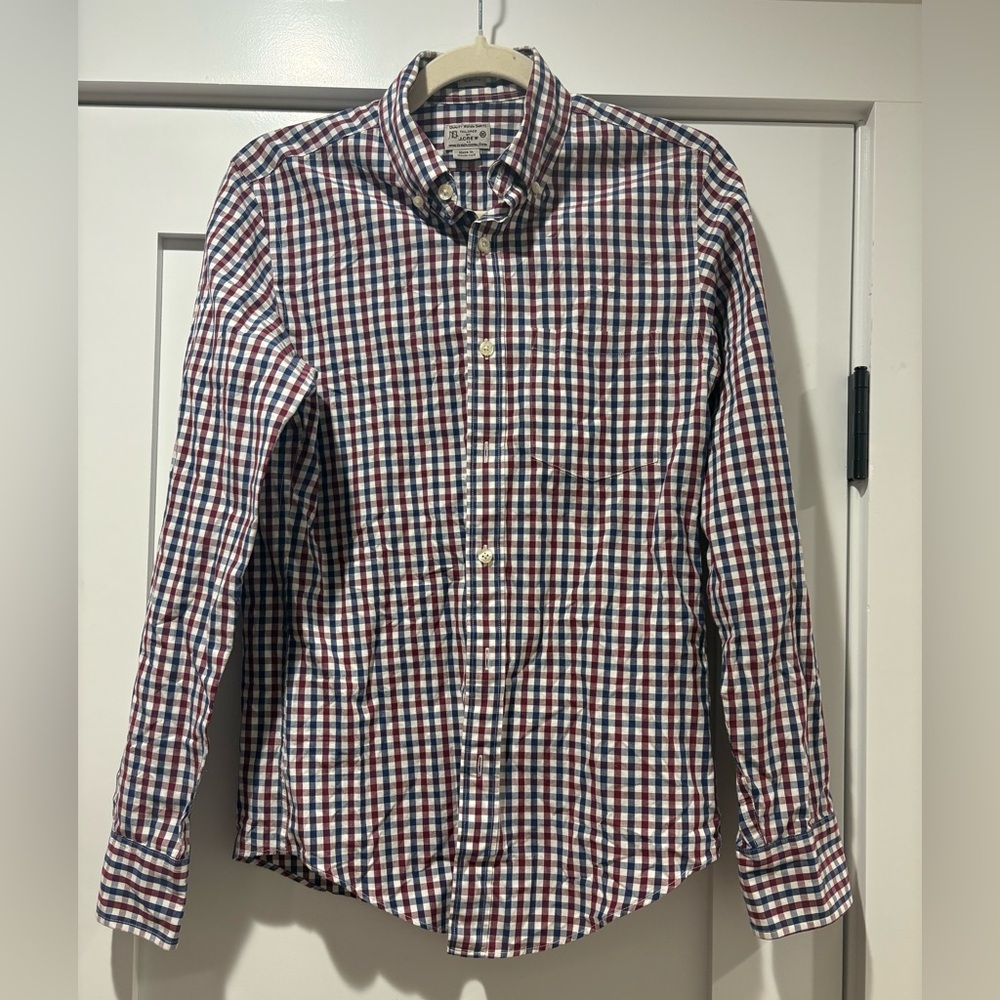Jcrew  Men's Checkered Button Down Shirt - slim fit